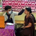 Maa Narmada Education Group organized free eye checkup and diagnosis camp